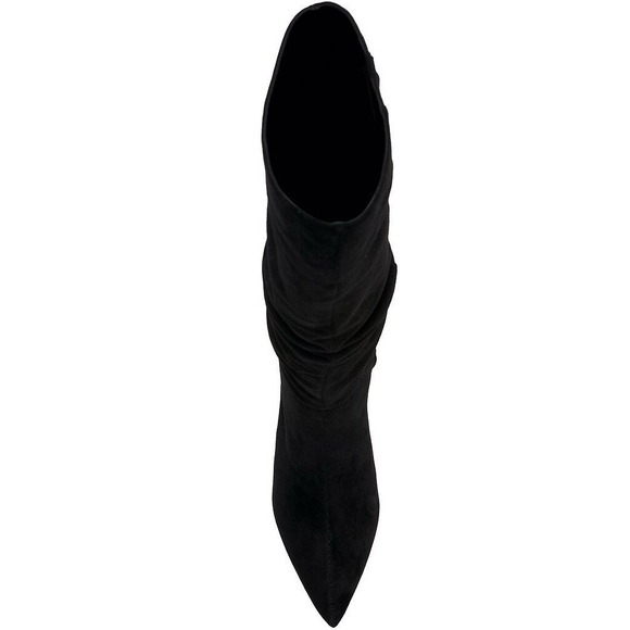 NEW Jessica Simpson Black Suede Slouchy Knee High Kitten Heel Boot Size 6.5 - Picture 6 of 15